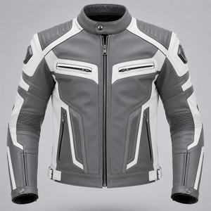 Veste en cuir élégante pour homme, couleur personnalisée, 100% cuir, veste en cuir slim personnalisée pour homme - Product Image 3