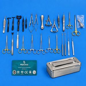 Juego Profesional de 30 Instrumentos Quirúrgicos Pentax para Cirugía de Párpados, Blefaroplastia y Cirugía Plástica Cosmética, con Certificación CE - Product Image 1