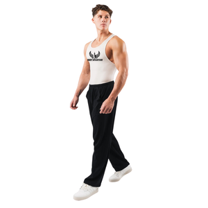 Camiseta sin mangas blanca acanalada para hombre, corte clásico, chaleco deportivo ligero, para gimnasio, entrenamiento, fitness, uso casual de verano, prenda básica - Product Image 6