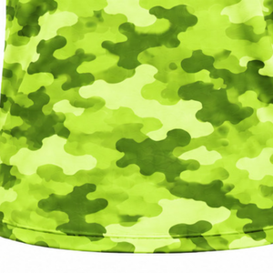 <b>Lime</b> <b>Green</b> Camo T <b>Shirt</b> Men Short Sleeve Crew Neck Camouflage Print Athletic Fitness Training Gym Workout Performance Sportswear - Product Image 6