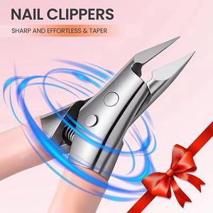 Stainless Steel <b>Nail</b> <b>Clippers</b> With Wide Jaw Opening Sharp Blade <b>For</b> Finger Care Custom Logo Available Bulk Packing - Product Image 2