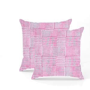 ปลอกหมอนผ้าฝ้ายพิมพ์ลายบล็อกสไตล์วินเทจ งานฝีมือทำมือ ปลอกหมอนอิงตกแต่งบ้านสไตล์อินเดีย - Product Image 4