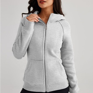 Front Logo Casual Full Zipper Hoodie Windproof Quick Dry Breathable Knitted <b>Top</b> Oversize <b>Turtleneck</b> Autumn Season streetwear - Product Image 6