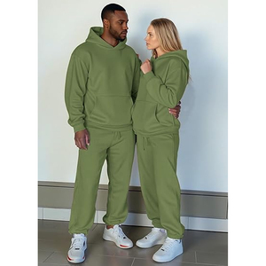 Conjunto Deportivo Informal de Algodón para Hombre, Sudadera con Capucha y Pantalones Deportivos, Ropa Deportiva para Gimnasio, Correr, Uso Diario - Product Image 4