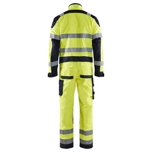 Overol de Seguridad Reflectante Impermeable de Alta Visibilidad OEM, Resistente al Fuego, ANSI Clase 2, con Luces LED Intermitentes para Carreteras, Construcción y Mecánica - Product Image 4