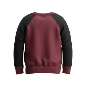 Sudadera con Capucha Extra Grande Estilo Y2K Personalizada - Sudadera con Rayas Chevron y Mangas Raglán con Bordado de Toalla - Product Image 2