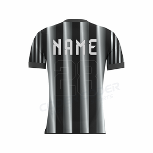 Maillots de football unisexes personnalisés de qualité supérieure, 100 % polyester, anti-bactériens, séchage rapide, respirants, en promotion, tendance - Product Image 4