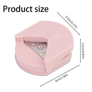 Taglierina per angoli arrotondati 6 cm x 5,5 cm, portatile, per carte e foto, strumento fai da te per scrapbooking - Product Image 2