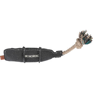 BE NORDIC Giocattolo Interattivo e di Movimento per Animali Domestici a Forma di Bottiglia in Tessuto Intrecciato da 37 cm - Product Image 1