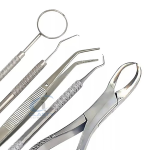 Kit d'instruments chirurgicaux dentaires manuels en acier inoxydable de haute qualité, certifié CE, classe I - Product Image 2