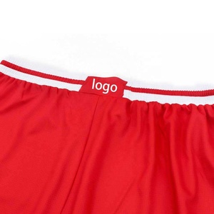Conjunto de camiseta de baloncesto roja, uniforme de equipo sin mangas con cuello en V, kit deportivo estampado de secado rápido para entrenamiento y partidos - Product Image 4