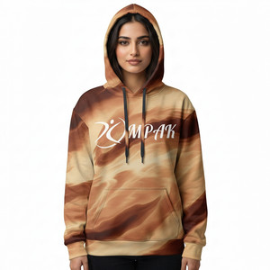 Hoodie unisexe surdimensionné de style streetwear haut de gamme avec impression par sublimation intégrale pour les marques de mode modernes - Product Image 1