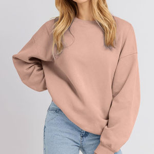 Sweat-shirt pour femme en tissu doux et confortable, style streetwear, broderie personnalisée, coupe ample, sweat-shirt personnalisé - Product Image 4
