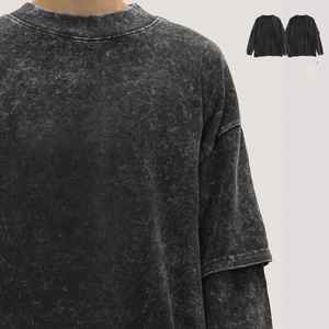 Camiseta de Doble Capa para Hombre OEM con Personalización de Logotipo |   Capa interior suave y capa exterior estructurada |   100% Algodón Ecológico de Secado Rápido - Product Image 4