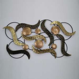 Nuevo Arte de Pared Metálico Hecho a Mano, Decoración Metálica Moderna y de Lujo para Sala de Estar y Oficinas - Product Image 3