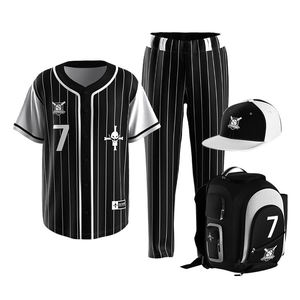 Custom Breathable Plus Size <b>Baseball</b> Jersey Set Sublimation Sportswear Team Uniform Personalized Club Kit Summer - Product Image 4