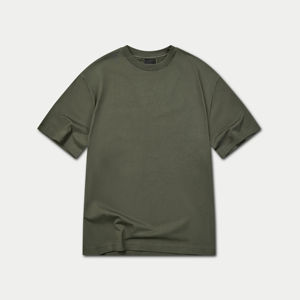T-shirt à épaules tombantes de qualité supérieure, léger, à séchage rapide, 100% coton, avec logo personnalisé - Product Image 2