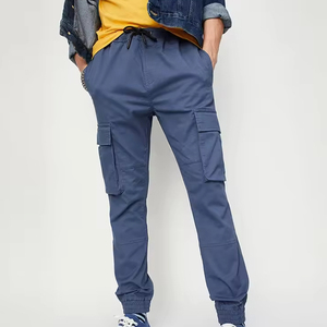 Pantalon cargo pour homme, fabrication professionnelle, doux, respirant, qualité supérieure, best-seller, faible MOQ, streetwear tendance, coupe droite - Product Image 1