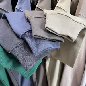 Sudadera con capucha personalizada de gran tamaño, sudaderas con capucha de felpa francesa lisa, sudaderas con capucha de peso pesado de 430 Gsm, High Street - Product Image 5