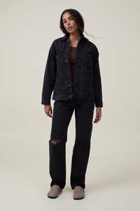 Chaqueta Vaquera para Mujer, Color Índigo Oscuro, Sin Decoloración, Calidad Premium - Product Image 4