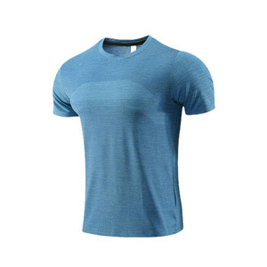T-shirt de sport pour homme à séchage rapide, respirant, à manches courtes, imprimé, pour la salle de sport, entraînement estival - Product Image 4