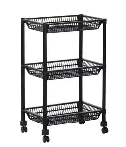 OEM/ODM Storage Rack,vegetable <b>Basket</b>, Multi-level, Multi-functional <b>Small</b> Cart, Household Fruit and Vegetable Storage Organizi - Product Image 1