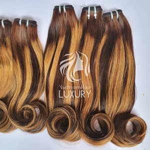 Paquete al por mayor de extensiones de cabello con punta redonda, 100% cabello virgen Remy vietnamita, tejido de calidad premium, trama individual de 100g - Product Image 3