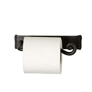 New Vintage Metal Toilet <b>Paper</b> Holder Wall Mounted Rust Resistant Bathroom Storage Rack Single Tier Decorative Design - Product Image 4