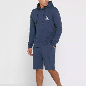 Design Your Own <b>Long</b> Sleeves Hoodie <b>Shorts</b> Set Best Price OEM Design <b>Men</b> Hoodie <b>Shorts</b> Set - Product Image 1