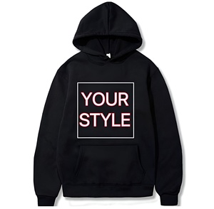 Sweat-shirts à capuche personnalisés avec logo brodé pour hommes et femmes, pull-over en coton 100% écologique de haute qualité, vente en gros - Product Image 6
