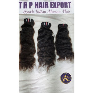 Direct du fabricant indien 100% cheveux humains crépus naturels ondulés et droits pour le tressage des femmes de haute qualité - Product Image 3
