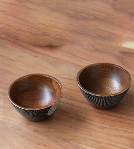 Bol à salade jetable en bois écologique par LUXURY CRAFTS Home Restaurant Decor pour le camping - Product Image 2