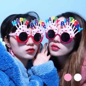 Occhiali da sole per la festa per eventi-occhiali da sole Inssa buon compleanno - Product Image 1