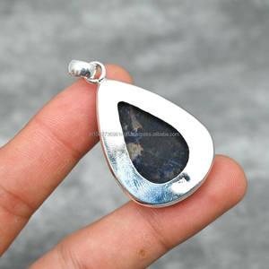 <b>Sodalite</b> Silver <b>Necklace</b> <b>Sodalite</b> 925 Sterling Silver jewellery Handmade <b>Sodalite</b> Silver Pendant For gift her Jewelry - Product Image 6