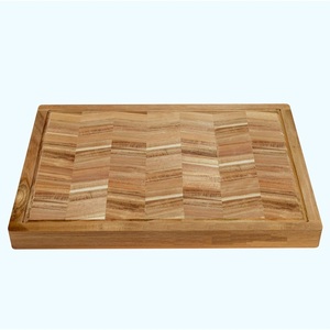 Planche à découper rectangulaire en bois massif à grain traversant, design fabuleux, pour fruits et légumes, meilleur prix - Product Image 3