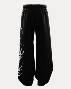 Pantalones Anchos de Alta Calidad para Mujer, Estilo Jogger, Personalizables, Elásticos, Oversize, con Plumas - Product Image 1
