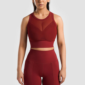 Sujetador Deportivo Ligero y Sencillo con Tirantes Cruzados, Soporte Ligero, Tela Transpirable Ecológica para Entrenamiento y Running para Mujer - Product Image 1