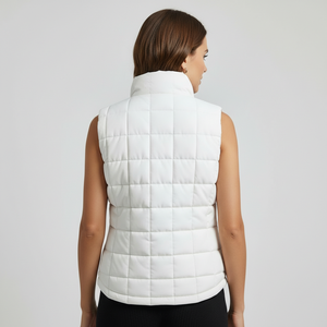 Chaleco Acolchado Personalizado para Mujer, Chaleco de Invierno a la Moda, Fabricante de Ropa OEM - Product Image 3