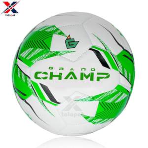 Ballon de football imperméable de qualité export, taille standard, 32 panneaux, cousu à la main, cuir PU, logo personnalisé, durable, écologique - Product Image 2