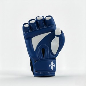Gants de boxe pour hommes de qualité supérieure, en cuir PU, fermeture personnalisée, avec lacets, par RIVIAN ATLANTIC - Product Image 5