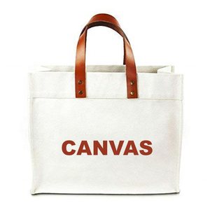 Bolsa de Lona Ecológica Biodegradable con Asa de Cuero, Fabricante de Bolsas con Serigrafía en India, Calcuta, Precio Económico - Product Image 5