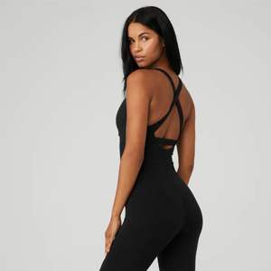 ชุดบอดี้สูทผู้หญิงขายส่ง |   ชุดรัดรูปไร้รอยต่อแบบยืดได้สำหรับโยคะ การออกกำลังกาย และชุดลำลอง - Product Image 2
