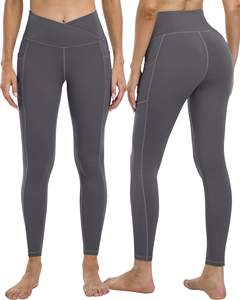 Customized High-Waisted Workout Nylon-Spandex <b>Leggings</b> <b>Women</b> Yoga Pants <b>For</b> <b>Women</b> Active Wear Gym <b>Leggings</b> - Product Image 3