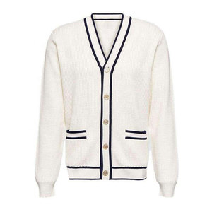 Cardigan pour homme en tricot doux à manches longues, vêtement décontracté pour tous les jours, vêtements d'hiver pour homme - Product Image 1