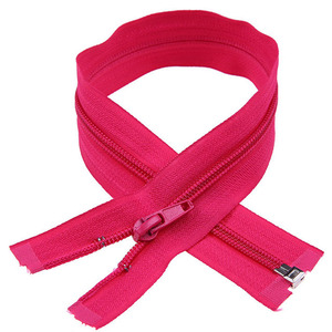 Fermeture éclair en plastique à extrémités ouvertes de haute qualité, couleur personnalisée, pour vestes, manteaux, accessoires de vêtements, fabrication d'articles d'artisanat - Product Image 1