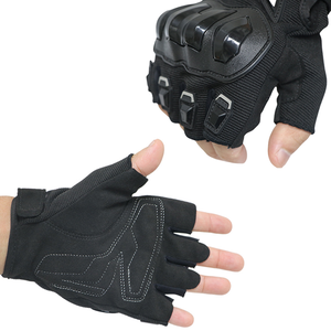 Guantes de Motocicleta de Cuero Genuino para Hombre, para Todas las Estaciones, con Protección Antideslizante y Antiviento, Agarre para Carreras en Carretera - Product Image 1