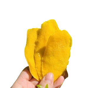 มะม่วงอบแห้งแบบชิ้น รสหวาน ผลไม้เมืองร้อน ขนมขบเคี้ยวธรรมชาติ สีเหลืองสดใส บรรจุภัณฑ์แบบเป็นชิ้นๆ กระบวนการอบแห้งแบบ FD (ELLY-WA +84 829 526 179) - Product Image 1