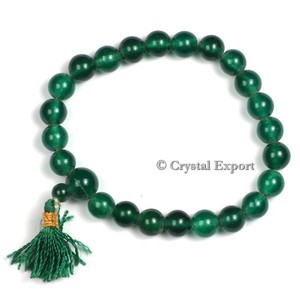 Hot Sell 8mm <b>Indian</b> Agate Fancy Jasper Crystal Stretch agate Beaded Bracelet New Design Fancy Agate Bracelets - Product Image 3