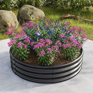 Jardinera Elevada de Metal de 47.24*11.4 Pulgadas de Alto, Jardinera Elevada para Exteriores, para Verduras, Patio Trasero, Jardín - Product Image 4