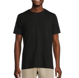 Camisa Formal de Punto para Hombre Sajjawal, Cuello Redondo, Manga Corta, Logotipo Frontal, 100% Algodón Peinado, Corte Holgado, Anti-Pilling, 230g, Tacto Sedoso - Product Image 6